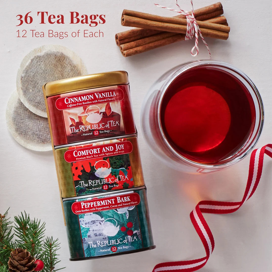 Holiday Trio Stackable Tin Bags