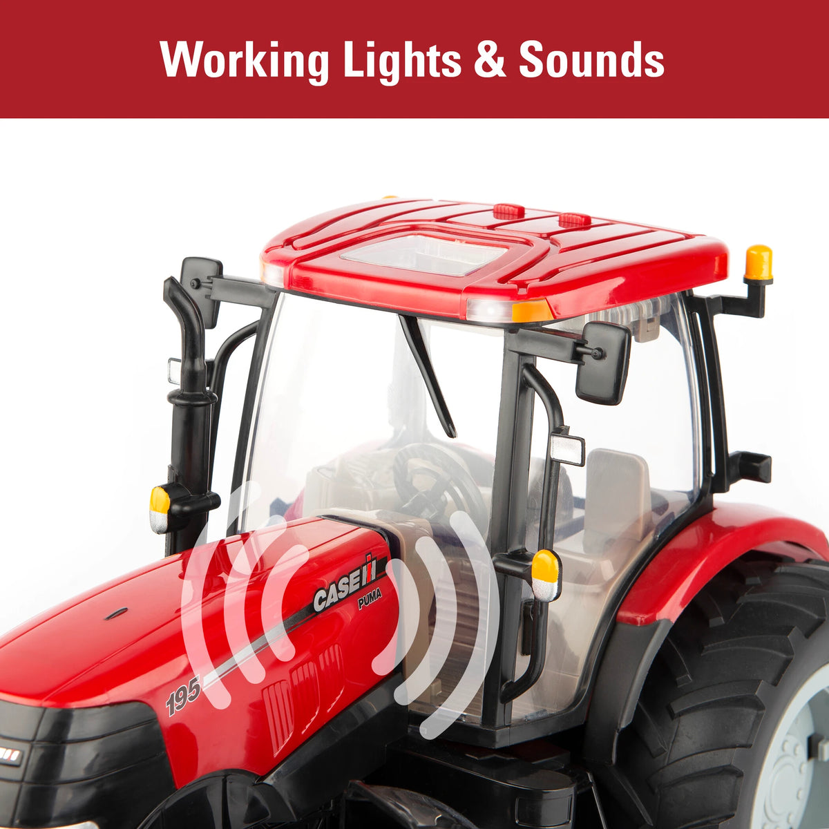 Big Farm Case IH 1:16 Scale Puma 195 Tractor with Spreader