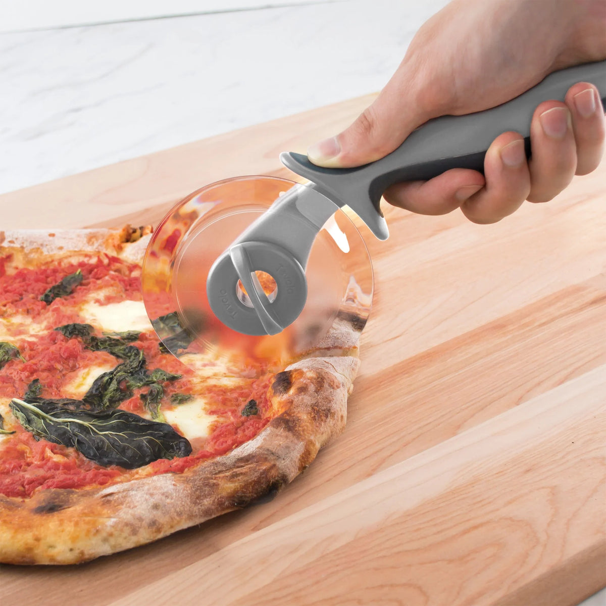 2-In-1 Pizza Wheel | Charcoal + Oyster Gray