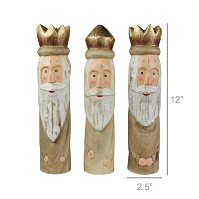 Wood Kings-Set of 3