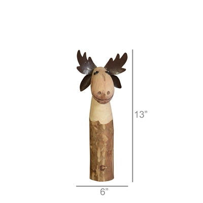 Wood & Metal Moose-SM