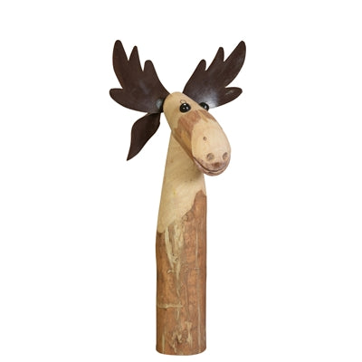 Wood & Metal Moose-MED