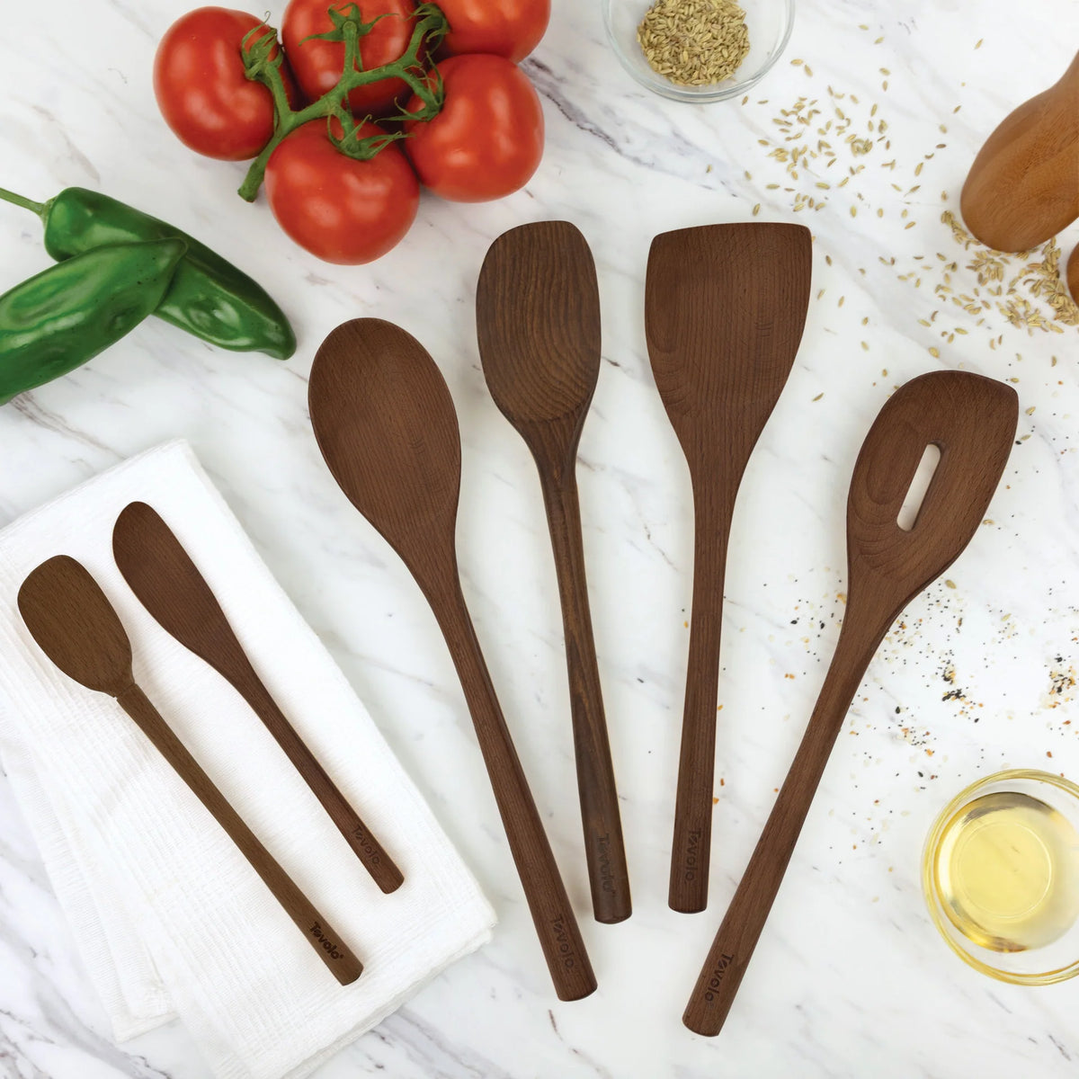 Beechwood Slotted Spoon