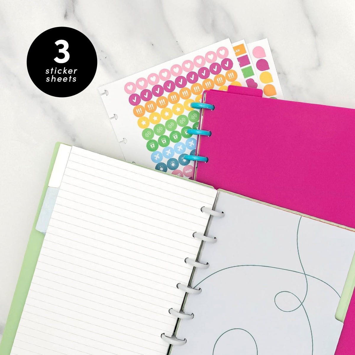 Paperage Large Discbound Notebook
