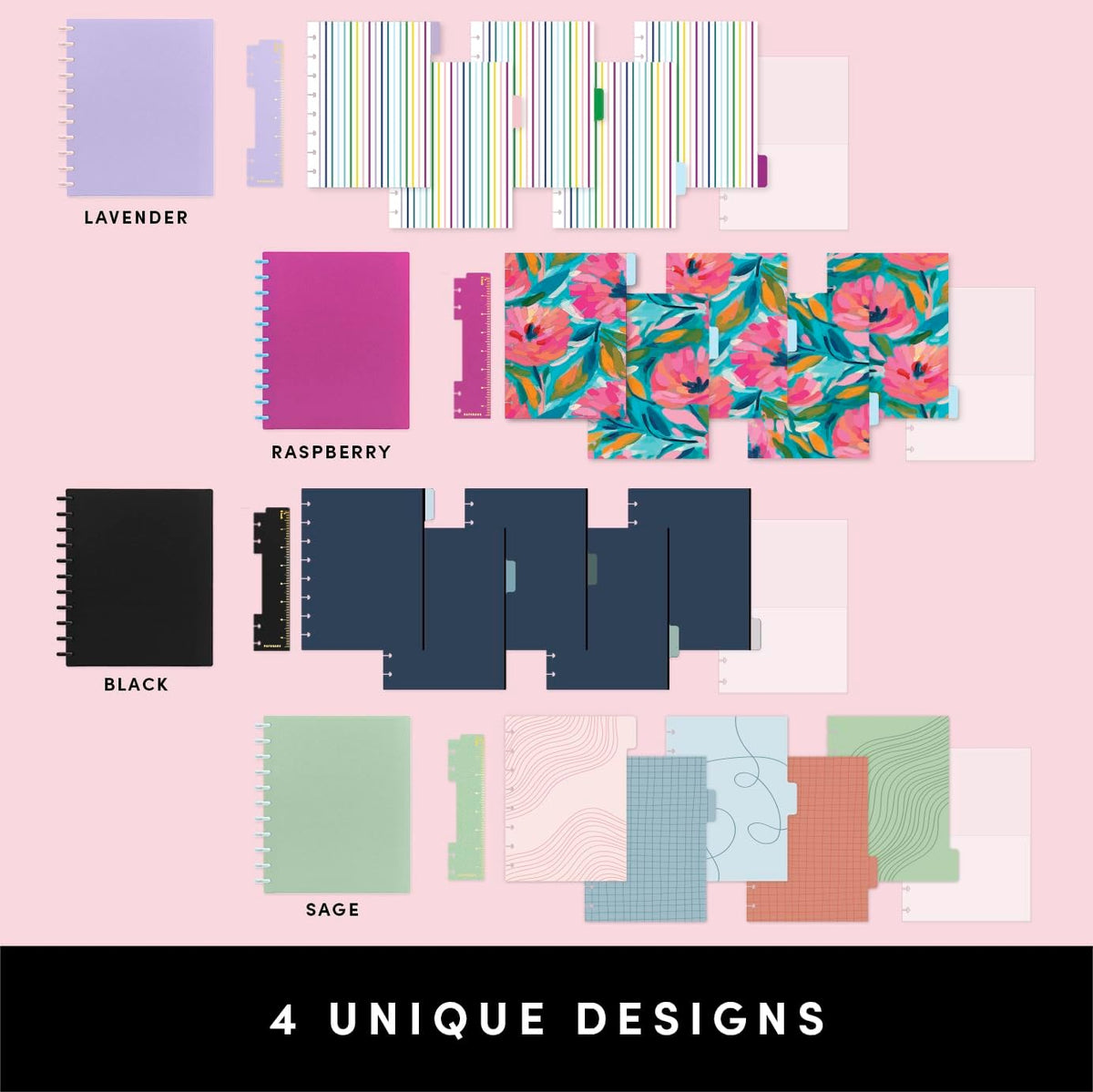Paperage Large Discbound Notebook