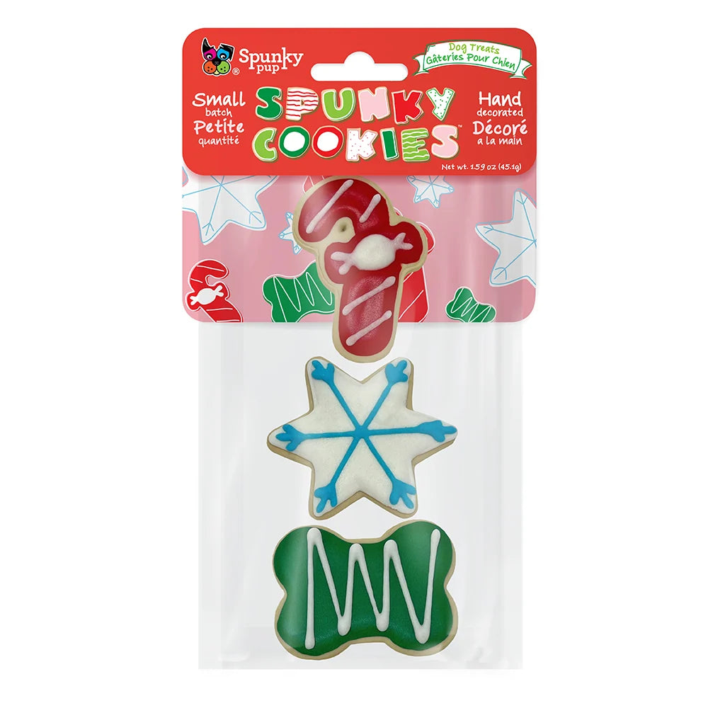 Frosted Cookie Holiday Dog Treat | 3 pack