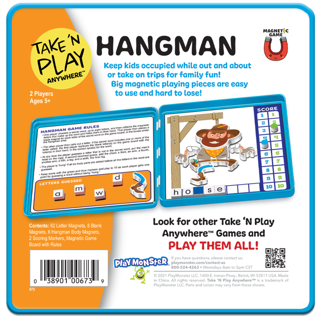 Take ‘N’ Play Anywhere™ Hangman