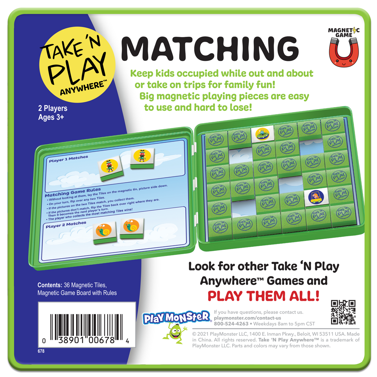 TAKE N PLAY MATCHING