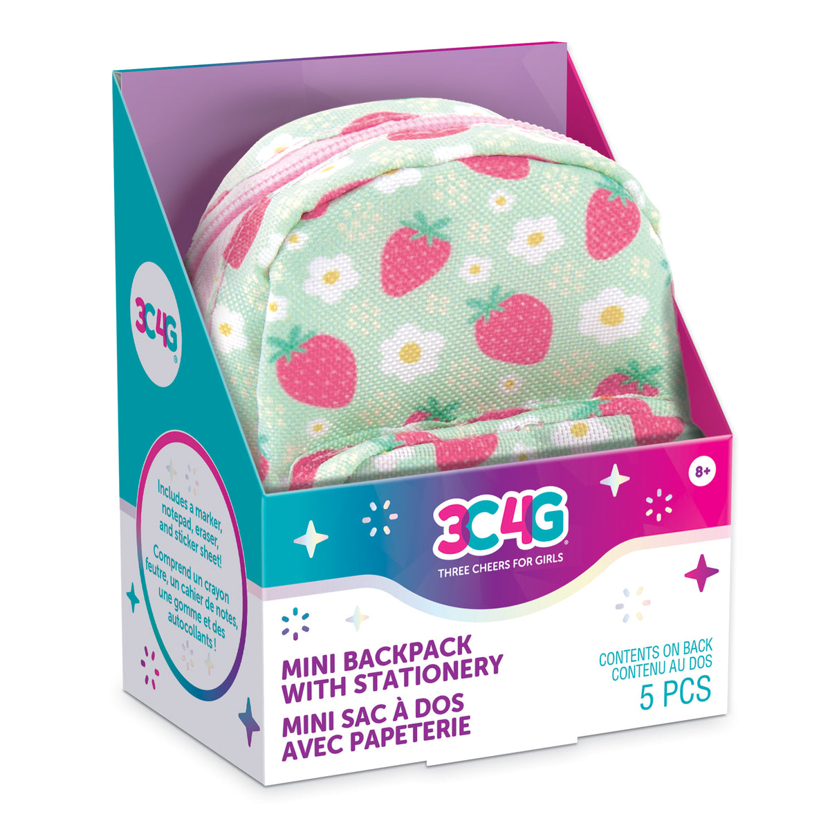 Mini Backpack with Stationery-Assorted