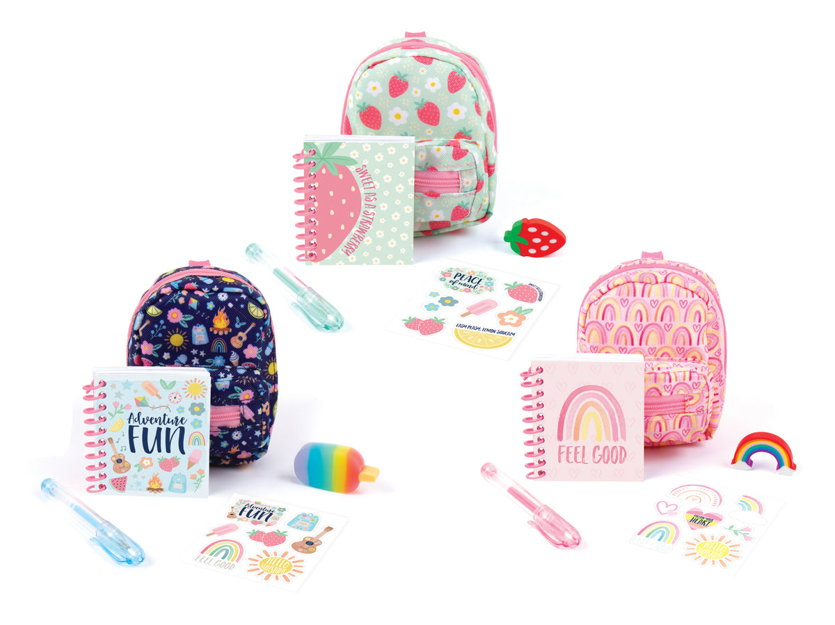 Mini Backpack with Stationery-Assorted