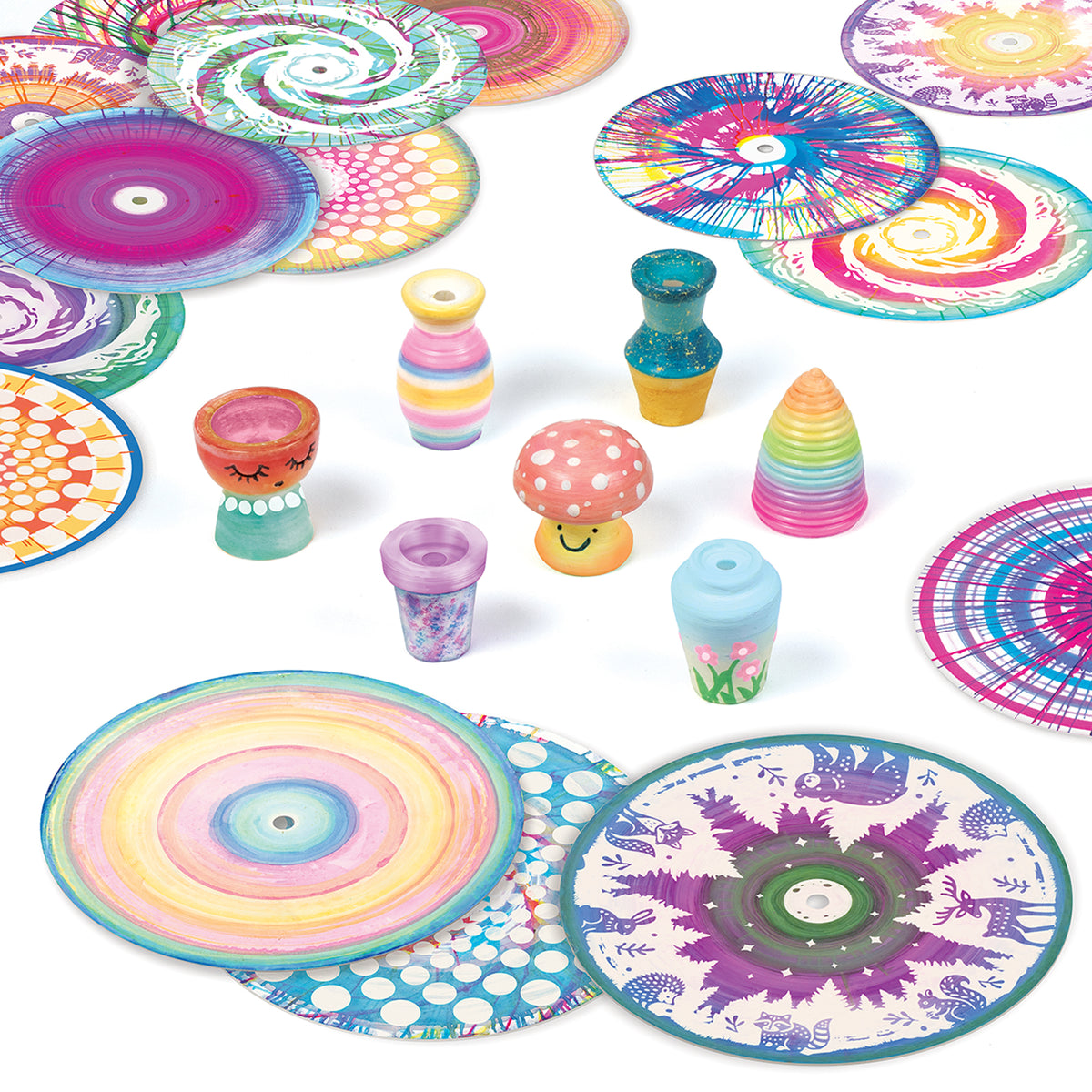 Mini Pottery and Spin Art Studio