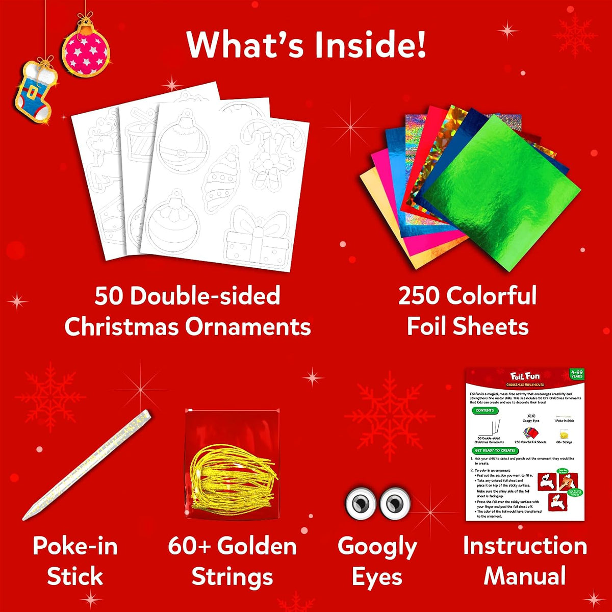 Foil Fun | Christmas Ornaments