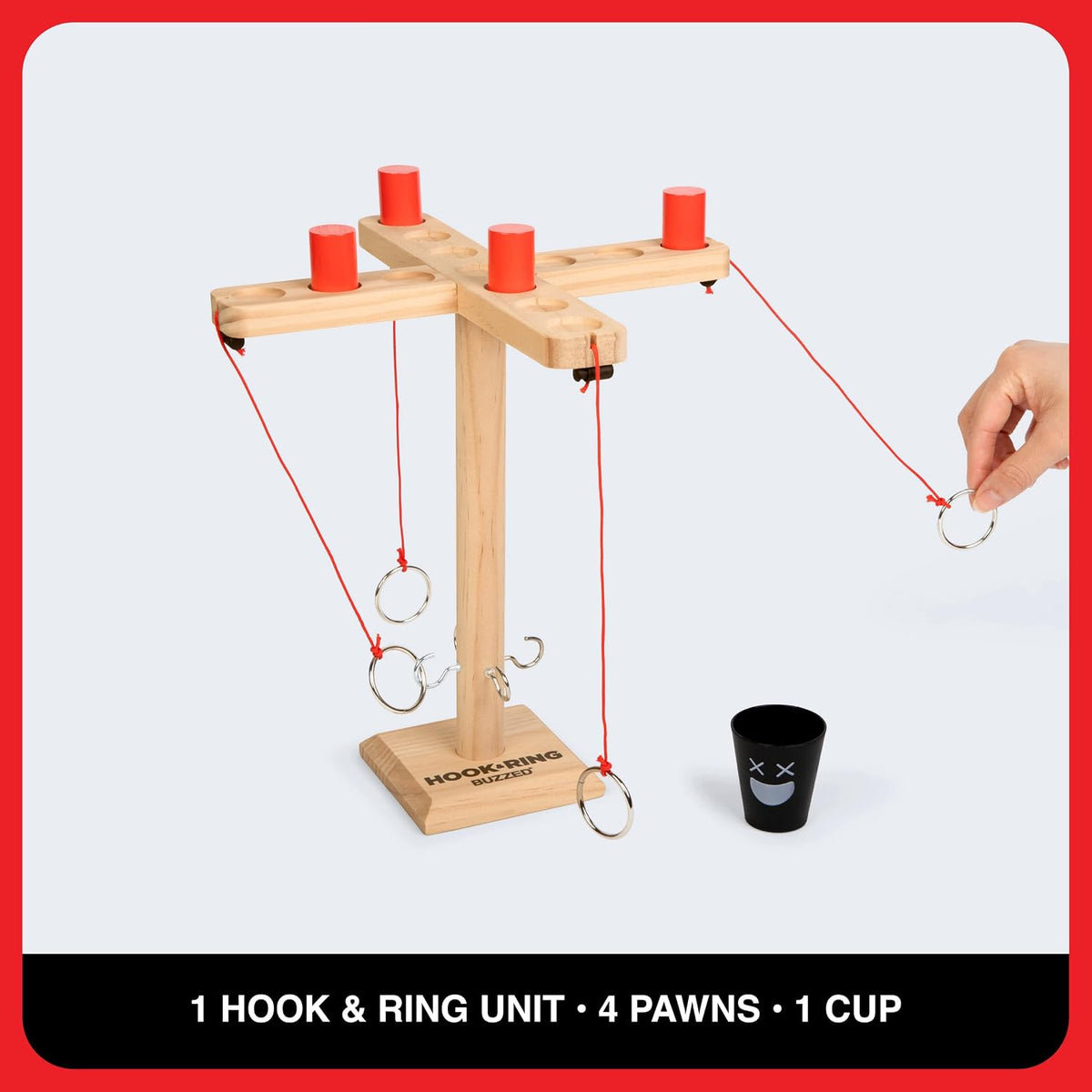 Buzzed 4-Way Hook & Ring