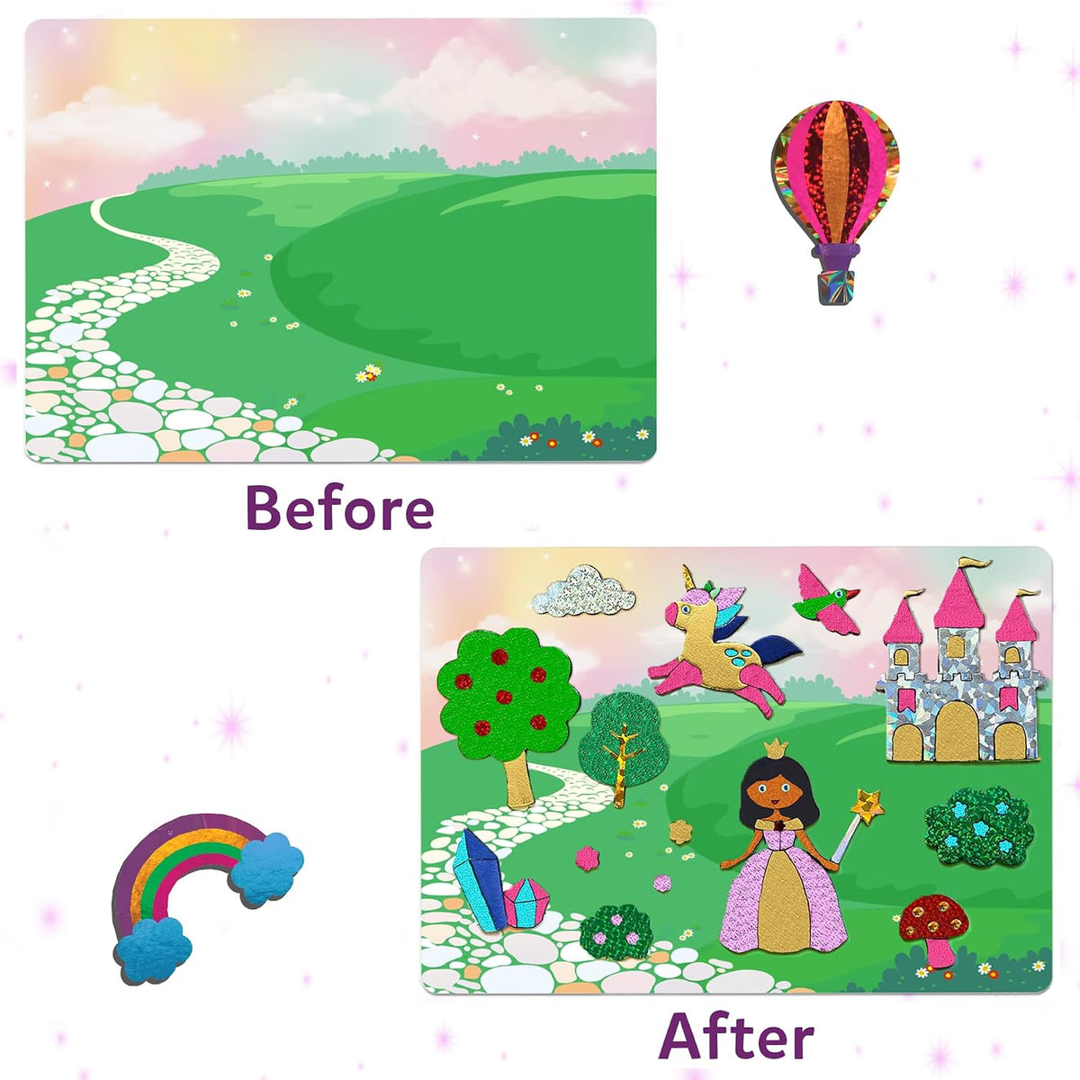 Foil Fun | Unicorn & Princess