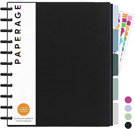 Paperage Large Discbound Notebook
