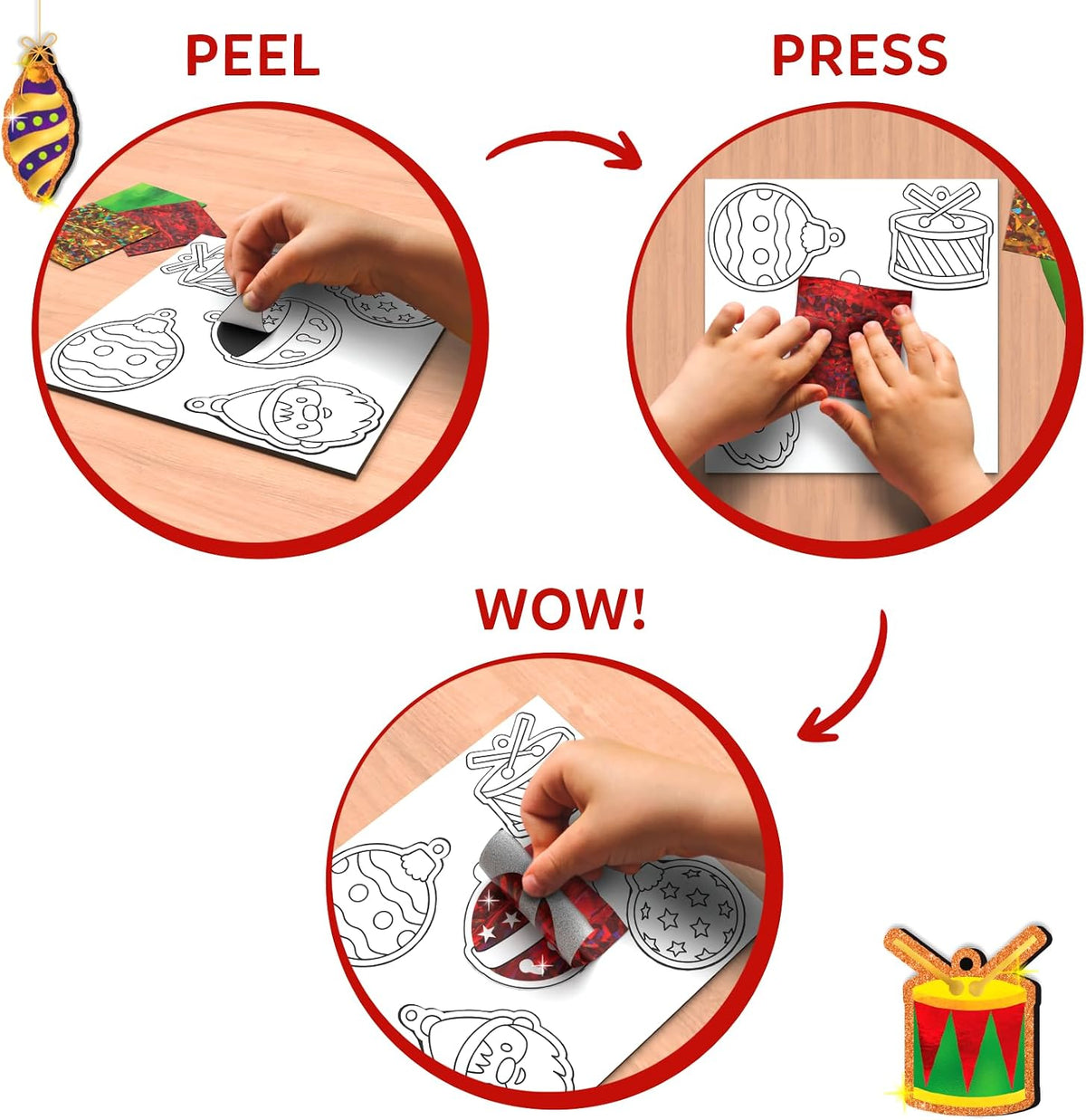 Foil Fun | Christmas Ornaments