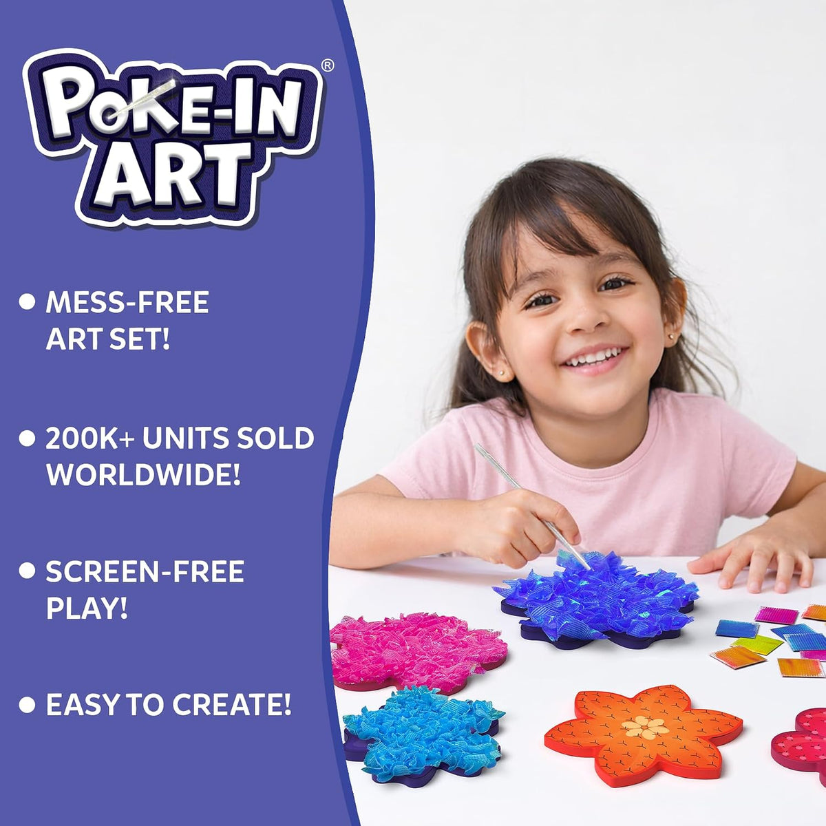 Poke-In Art | Flower Bouquet
