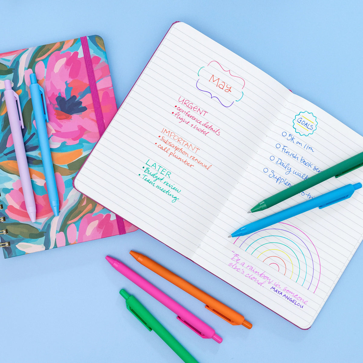Paperage Retractable Gel Pens 20PK