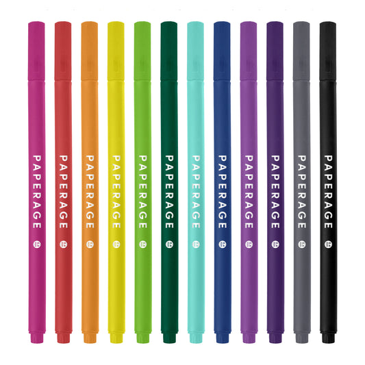 Paperage Fine Liner Pens 12 pk