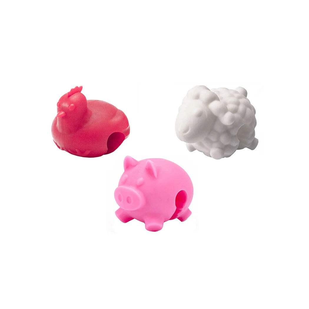 Silicone Lid Lifters | Farm Animals (Set of 3)