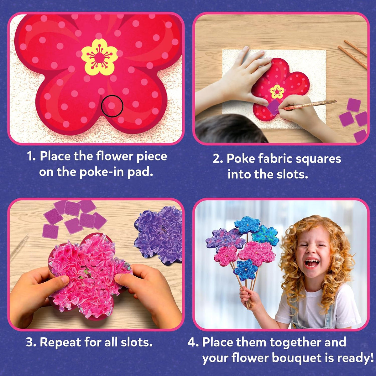 Poke-In Art | Flower Bouquet