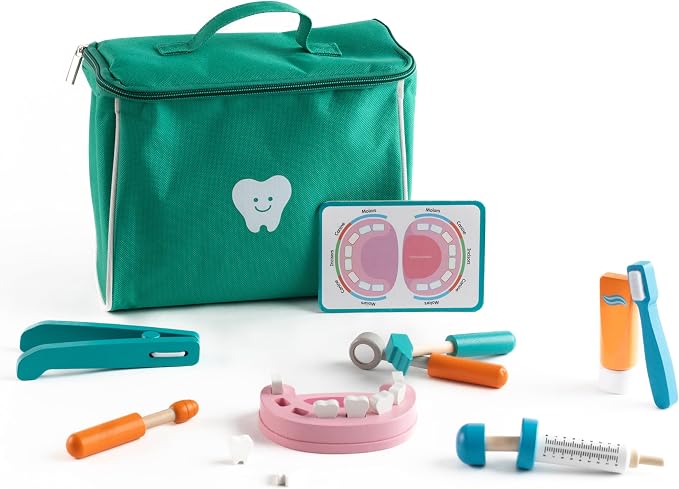 Wooden Sparkling Smile Dentist Kit