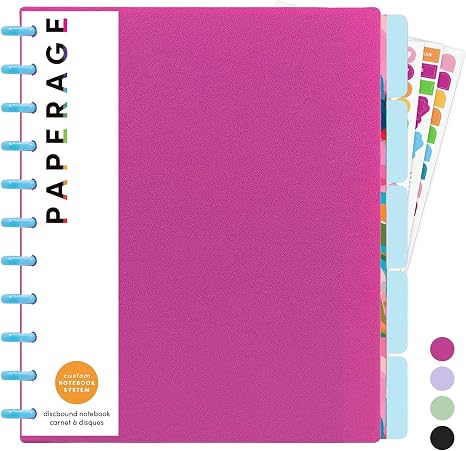 Paperage Large Discbound Notebook