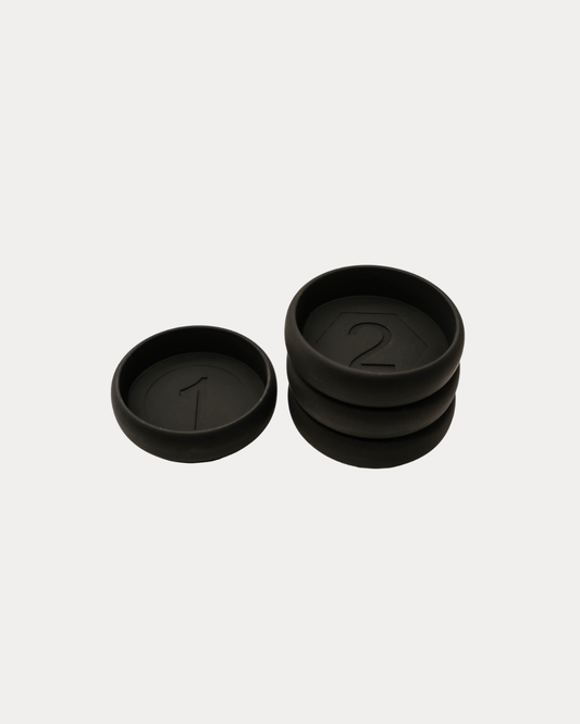 STACK & LEARN COASTERS: Soft Black