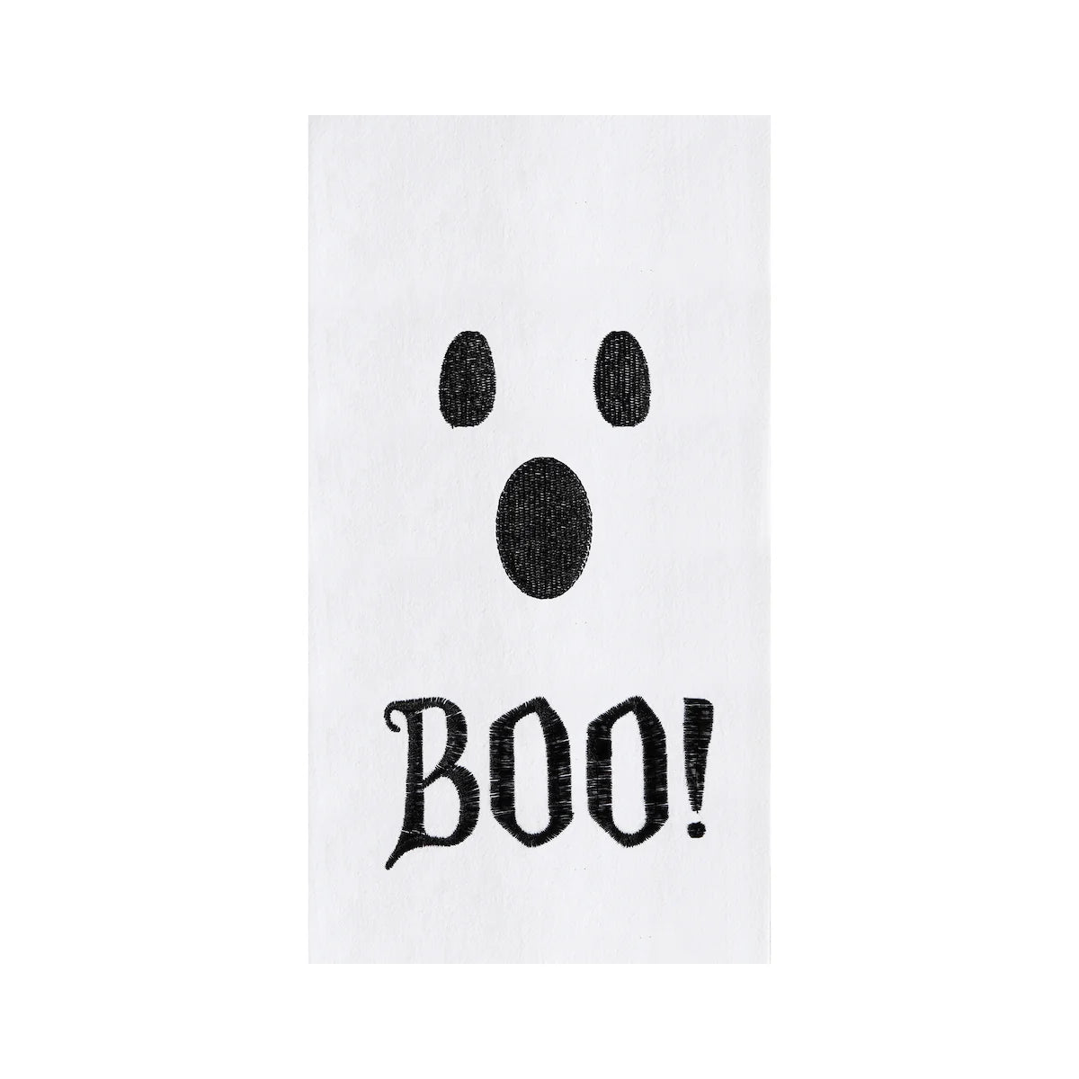 Boo Ghost Flour Sack Kitchen Towel