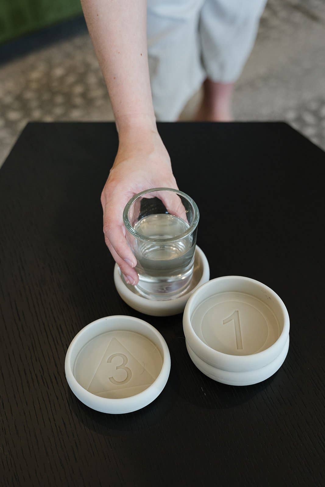 STACK & LEARN COASTERS: Soft Black