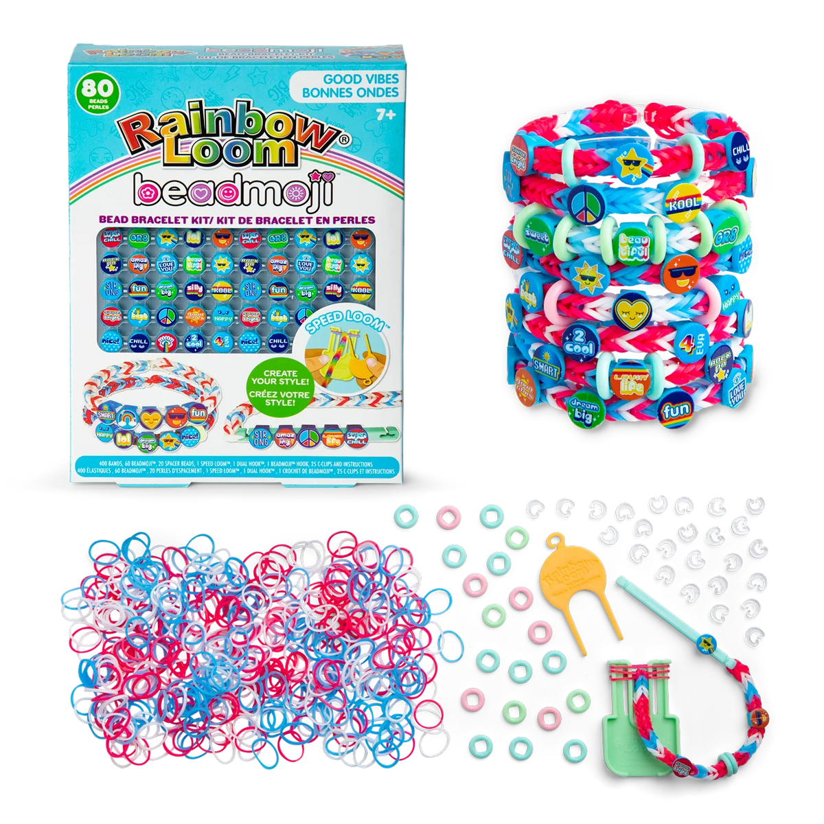 Beadmoji Bracelet Kit- Good Vibes