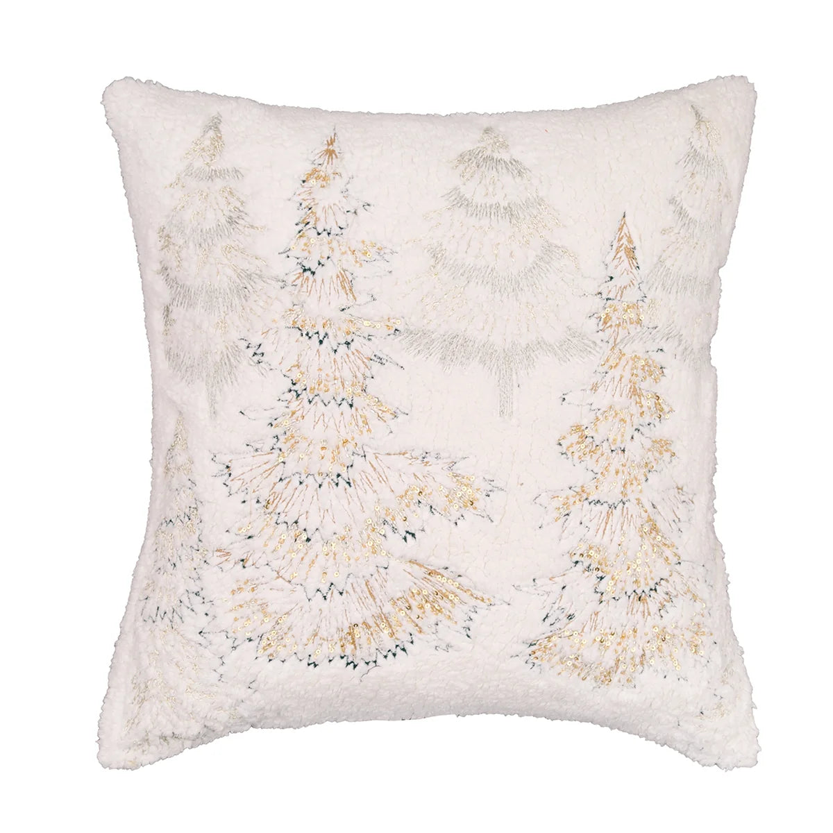Frosted Trees Sherpa Pillow