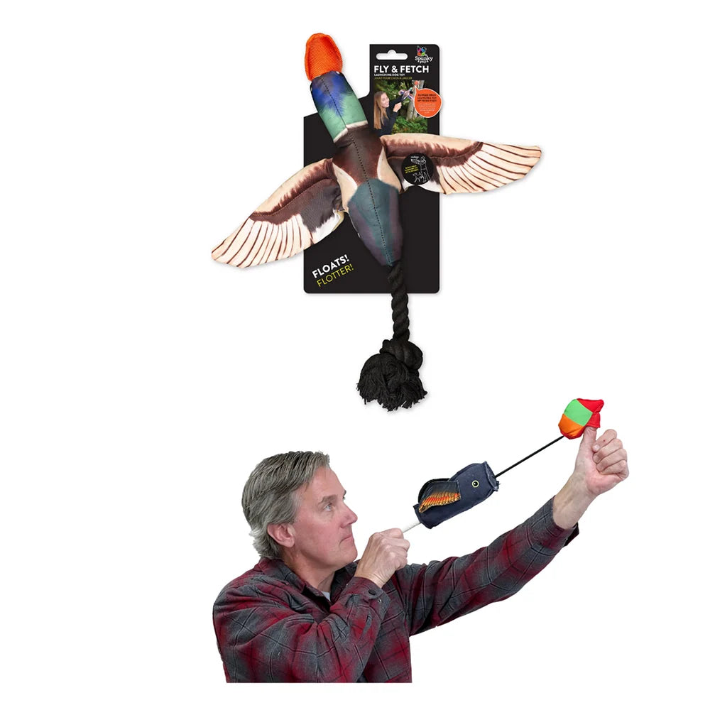 Fly and Fetch Launching Toy | Duck