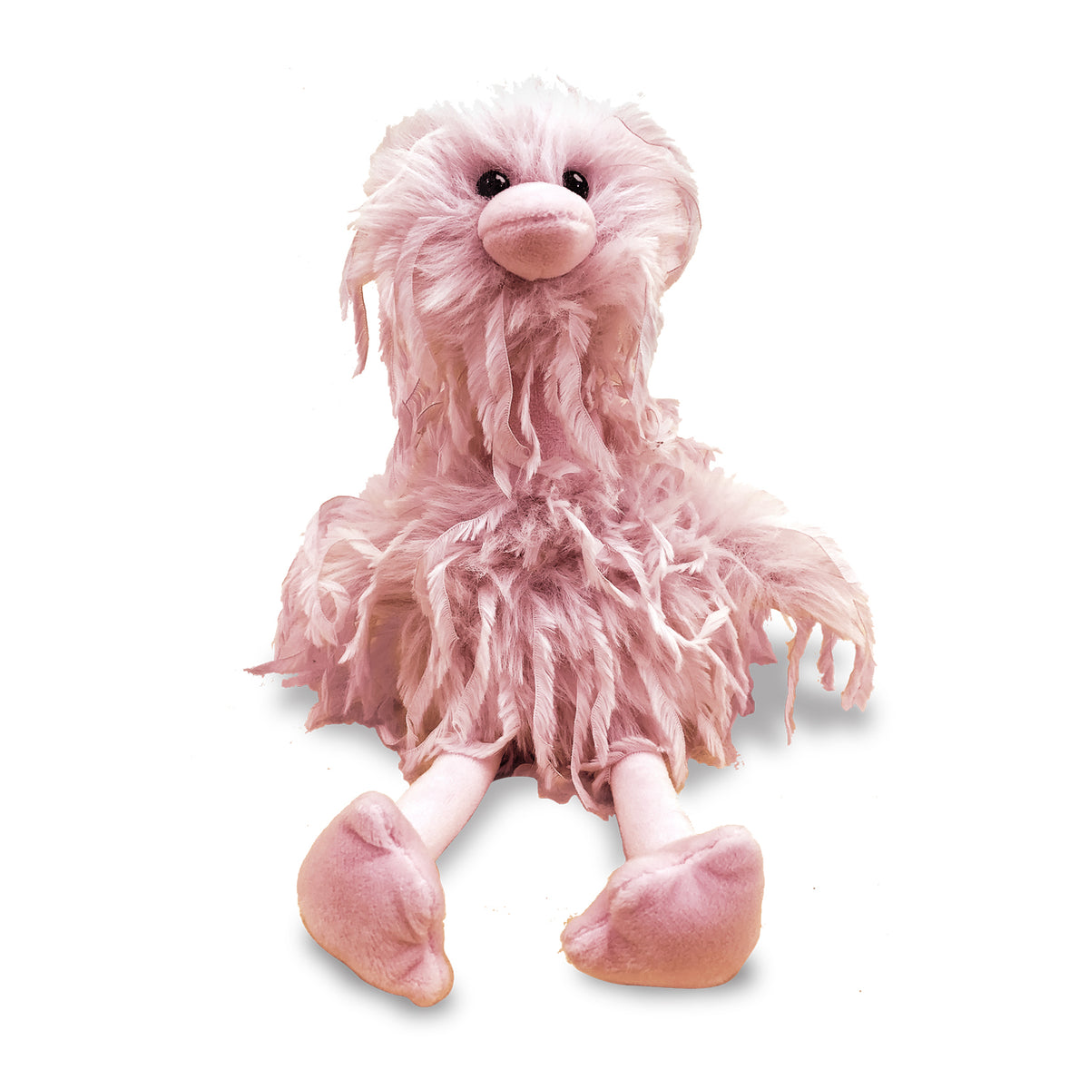 Feathers-Pink Flamingo 10” H