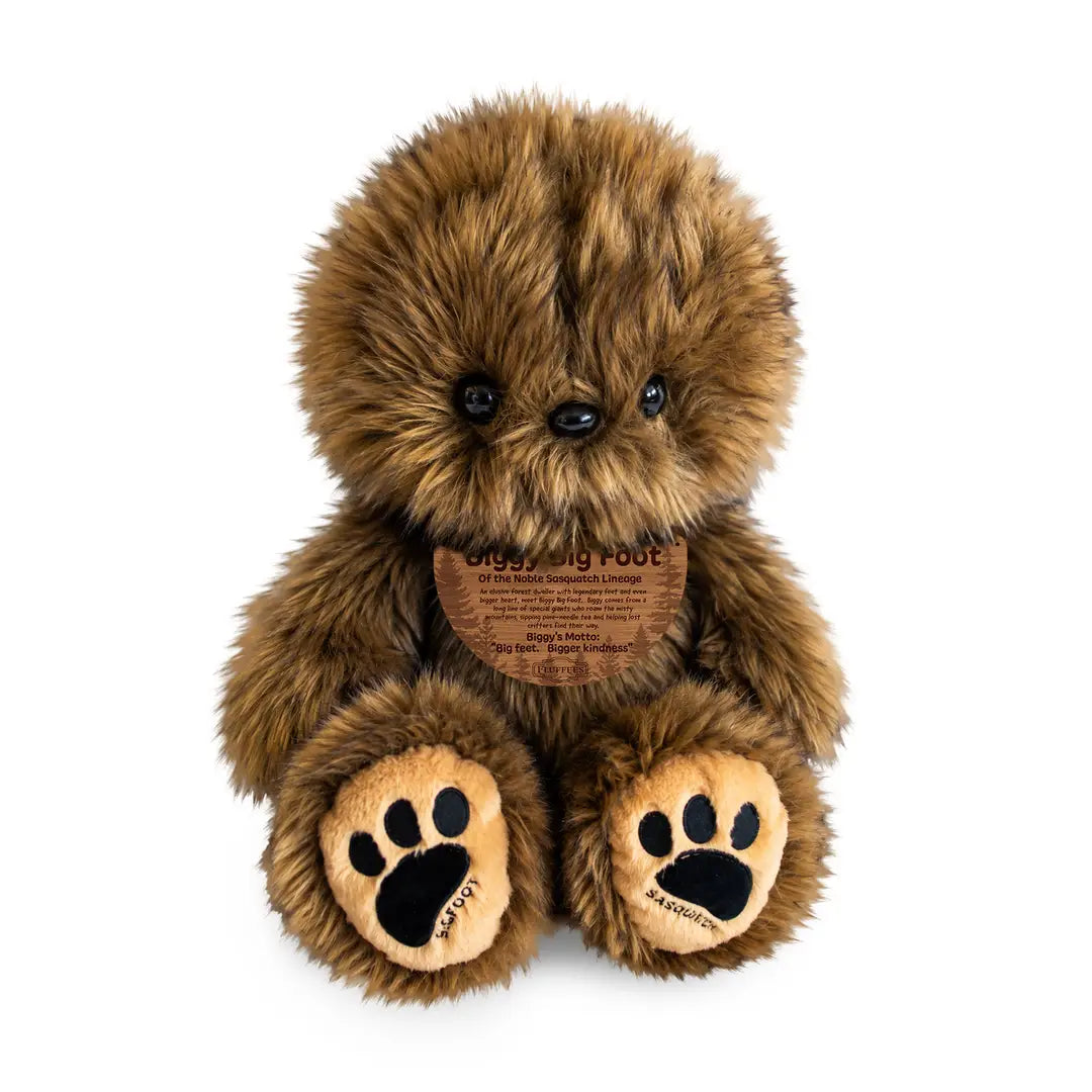 18" FLUFF'EMS Biggy Bigfoot Plushee
