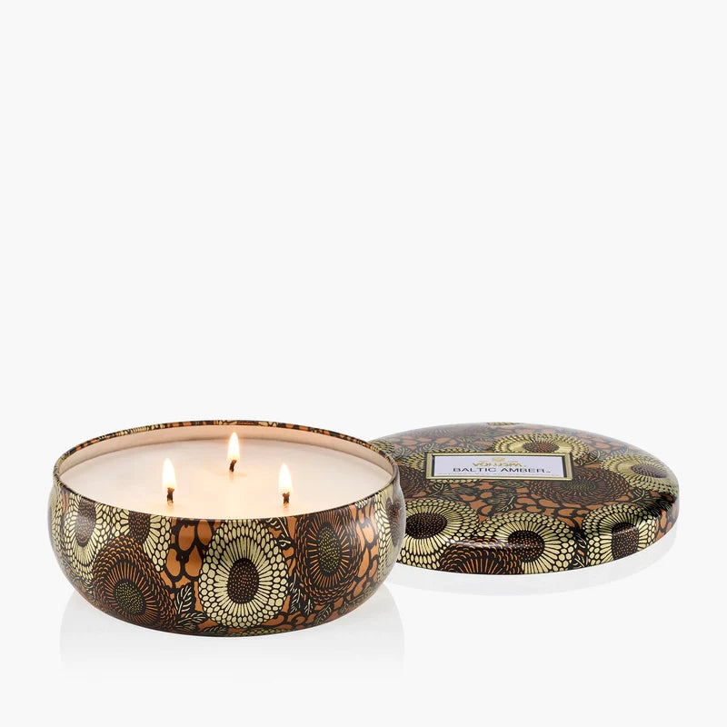 Baltic Amber - 3 Wick Candle