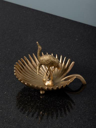 Leaf Trinket Tray with Birds