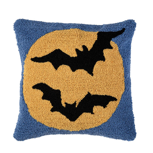 Bats Moonlight Hooked Pillow