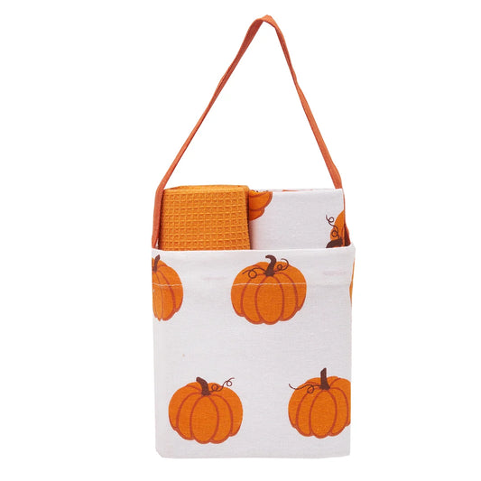 Pumpkin Patch Kitchen Towel & Bag Set