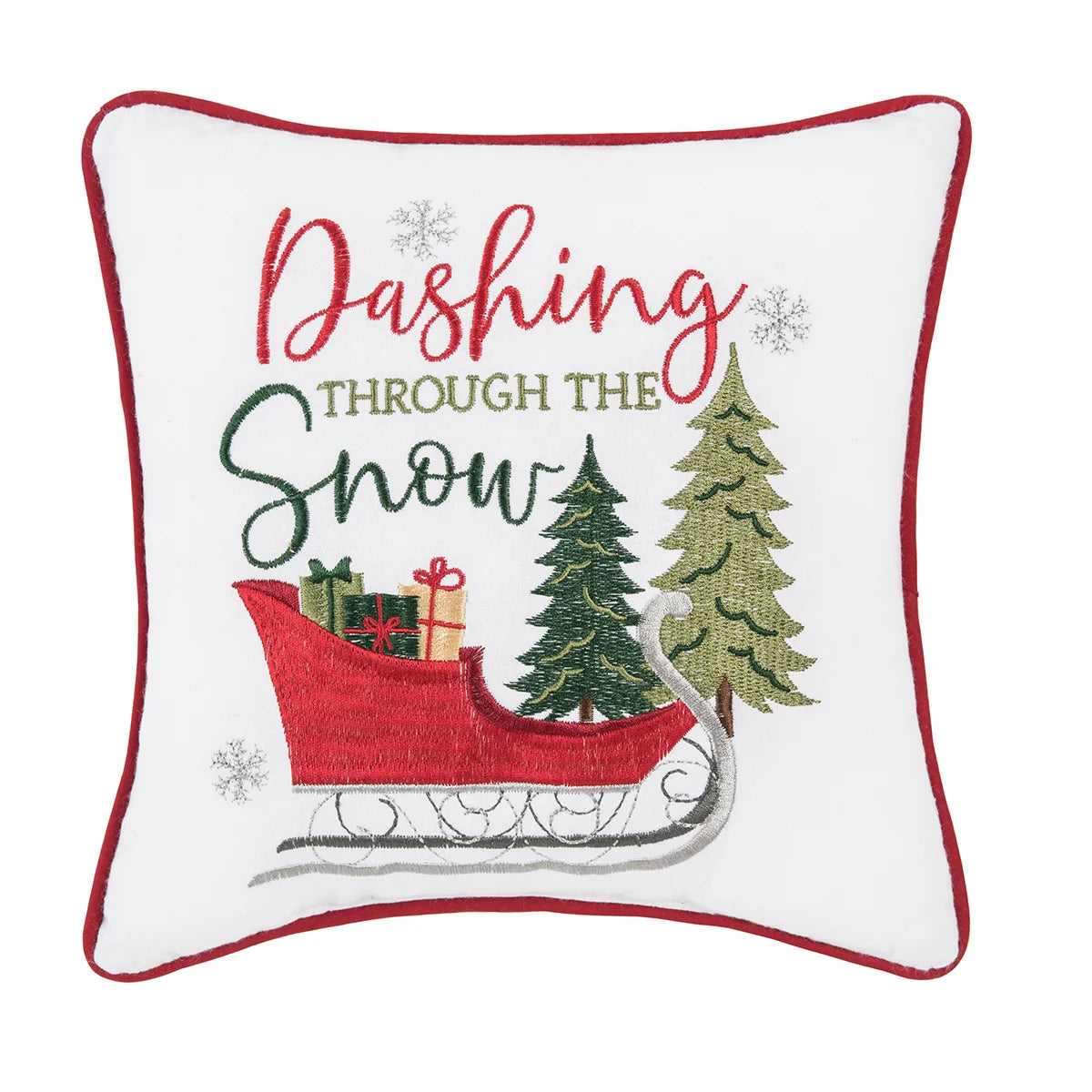 Dashing Through The Snow Pillow