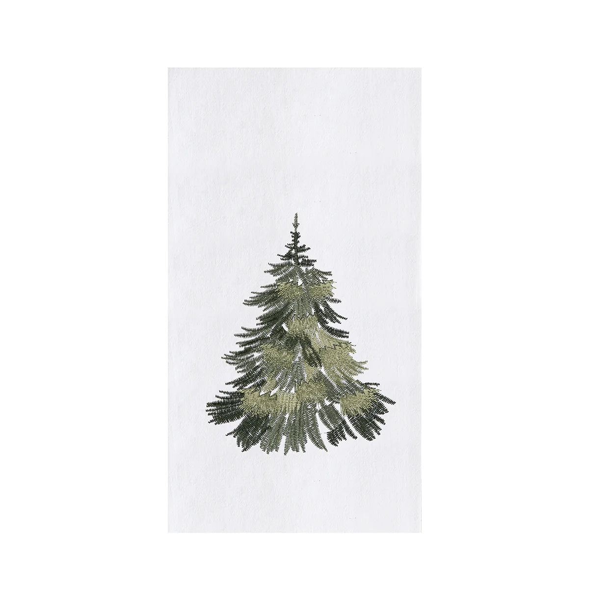 Evergreen Tree Flour Sack Kitchen Towel