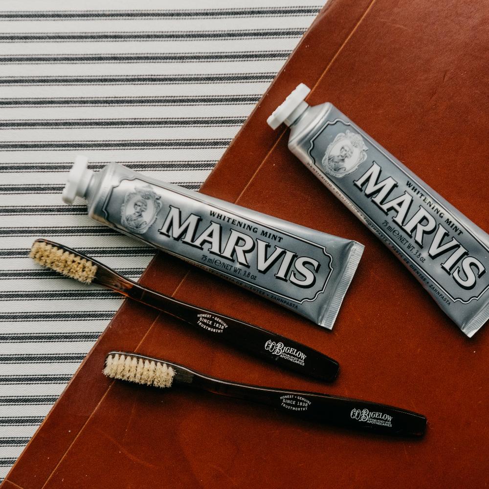Natural Bristle Toothbrush - Medium Tortoise