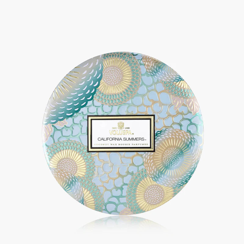 California Summers - 3 Wick Tin