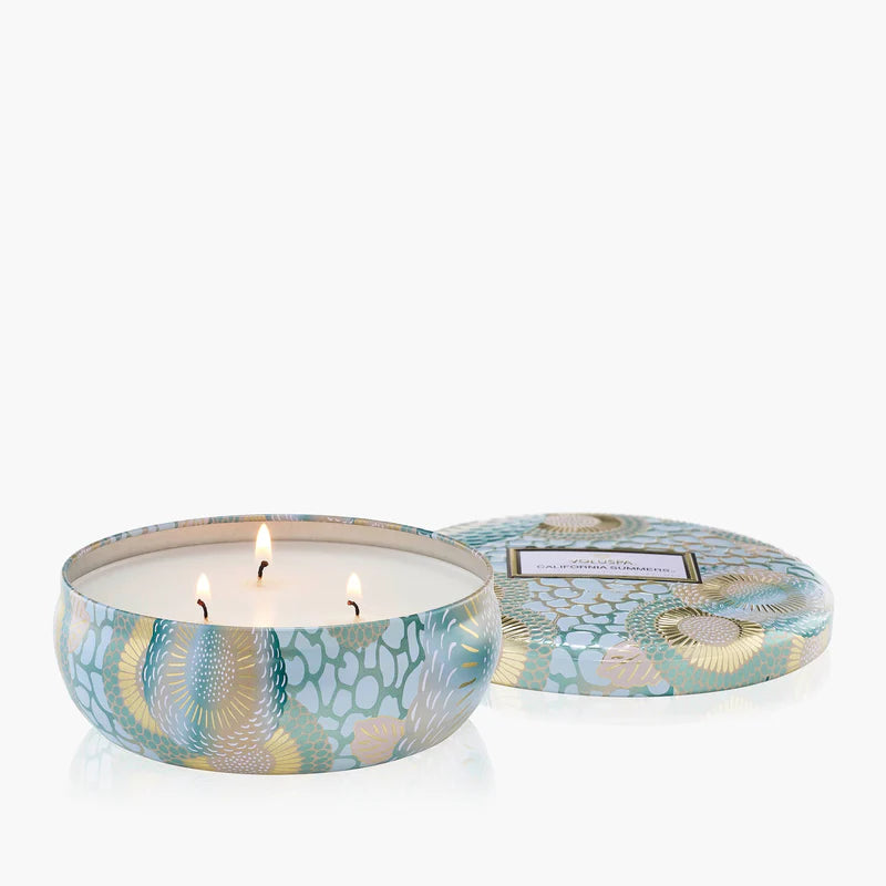 California Summers - 3 Wick Tin