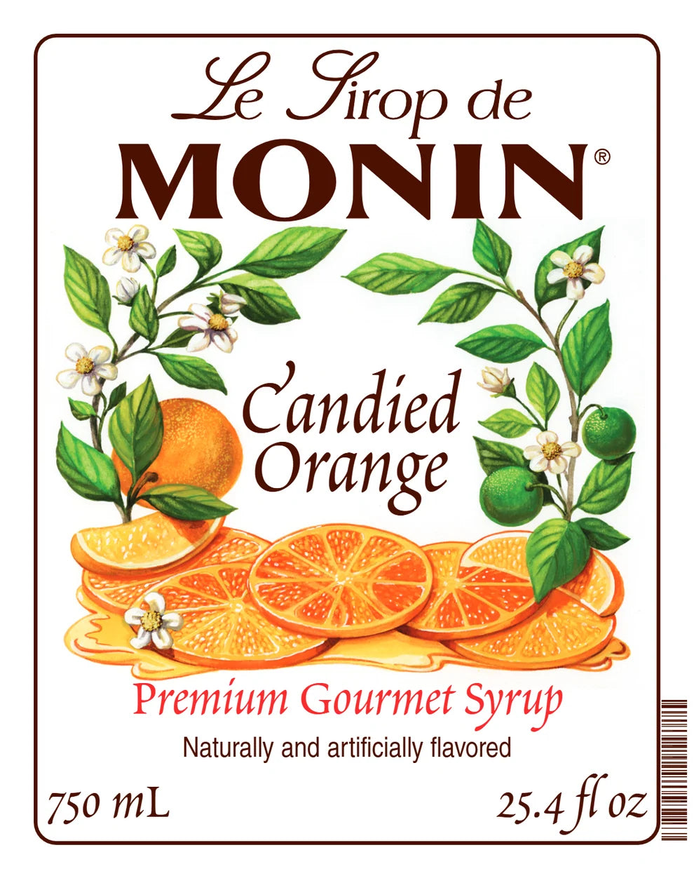 Monin Candied Orange 750ml