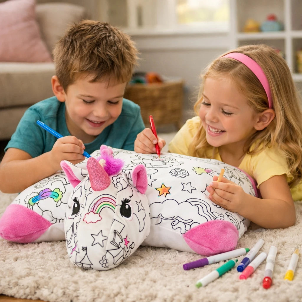 Color On Unicorn Pillow Pet