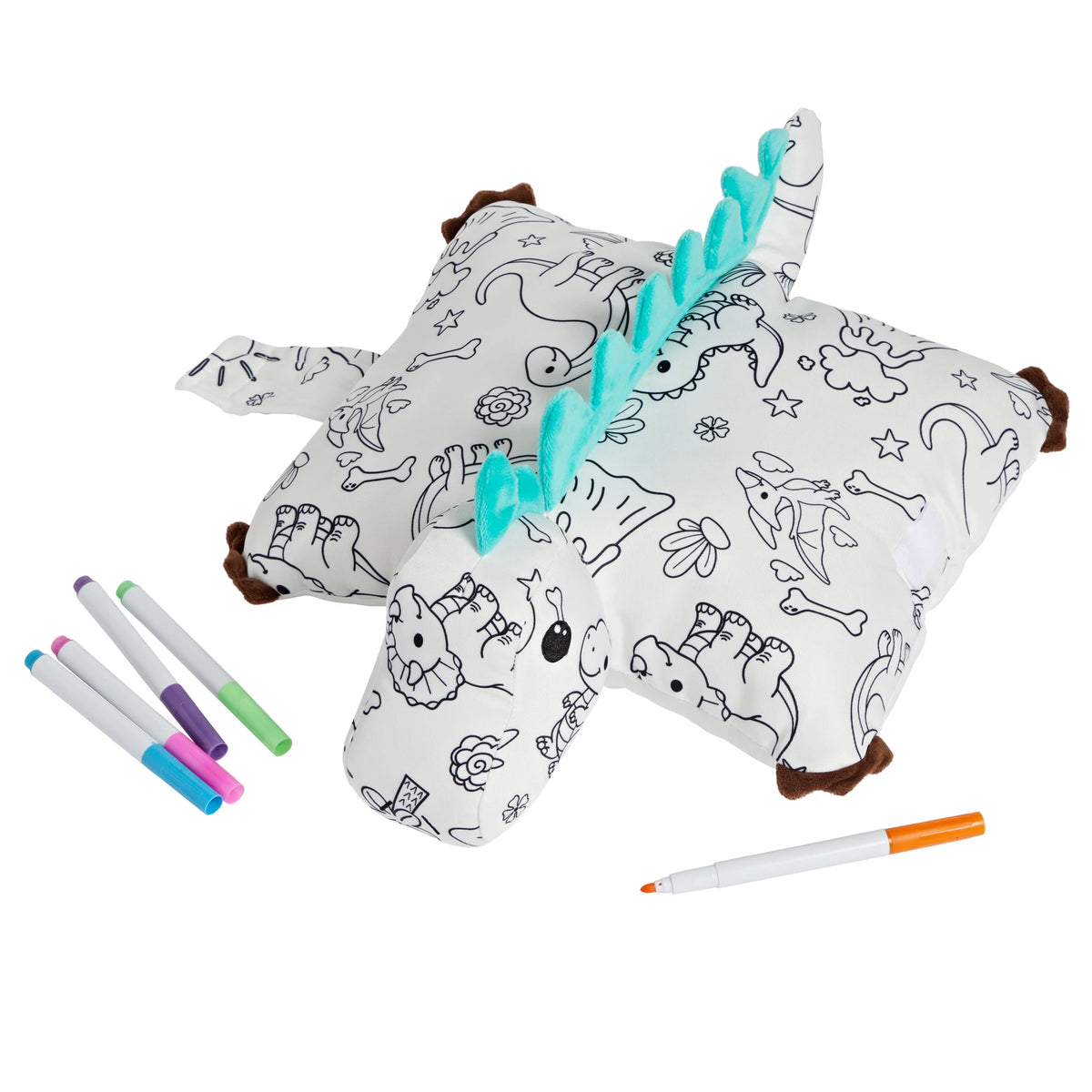 Color On Dinosaur Pillow Pet
