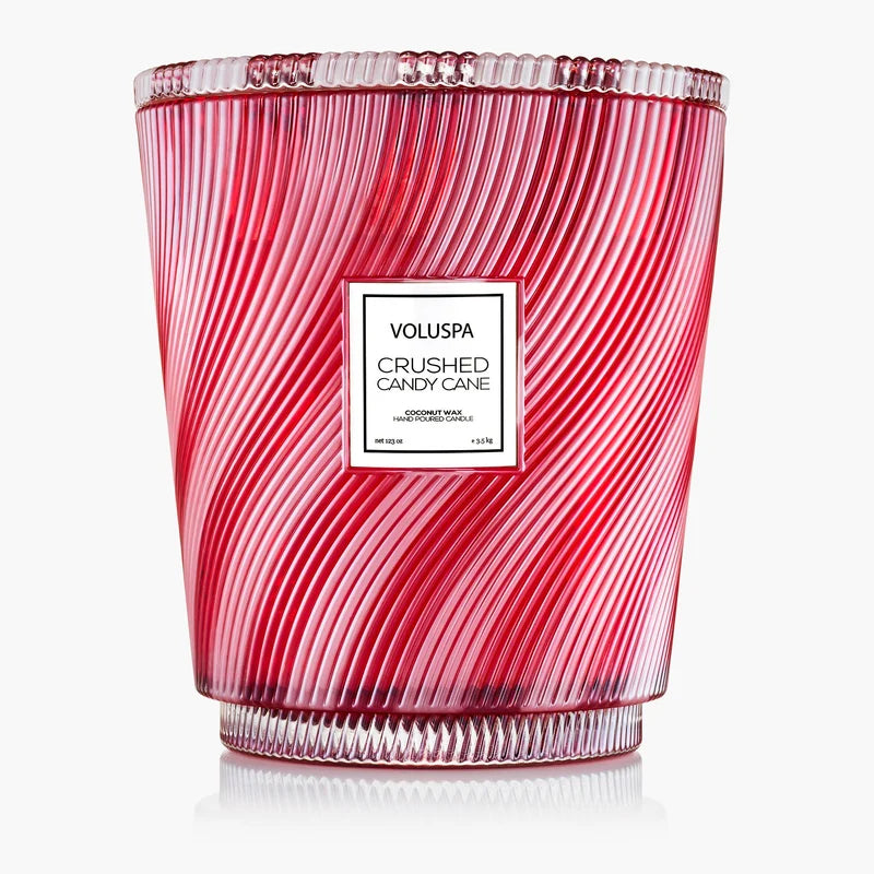 Crushed Candy Cane 5W Hearth Candle