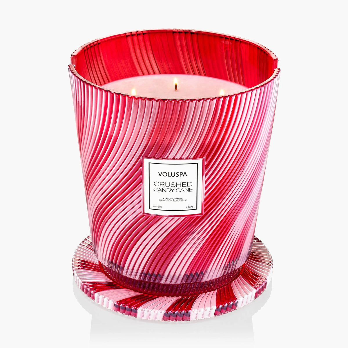 Crushed Candy Cane 5W Hearth Candle