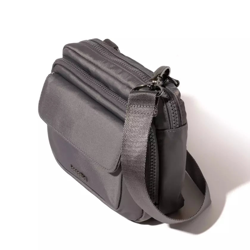 Modern Double Zip Crossbody